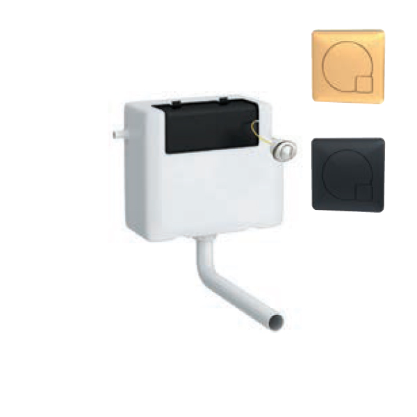 LineaPlan Concealed Cistern and Button