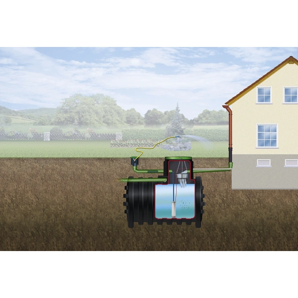 Komplettpaket »MONO«, 5000 L, Garten-Comfort, begehbar