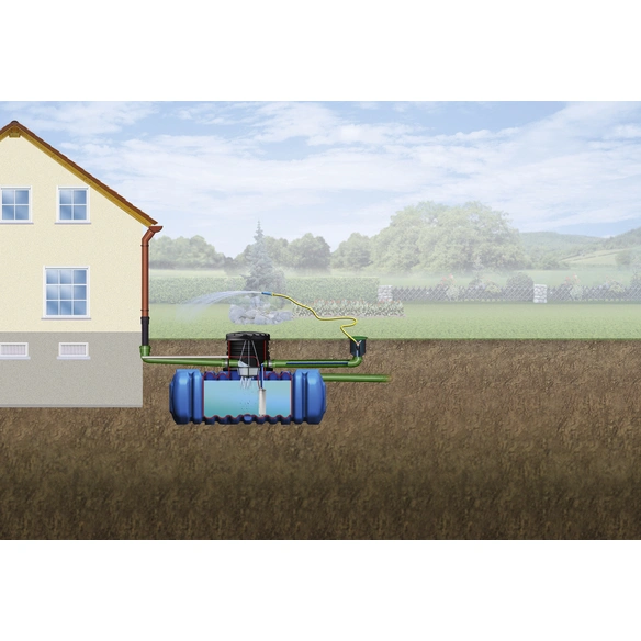 Flachtank-Set »FLAT M«, 3000 L, Garten-Comfort, begehbar
