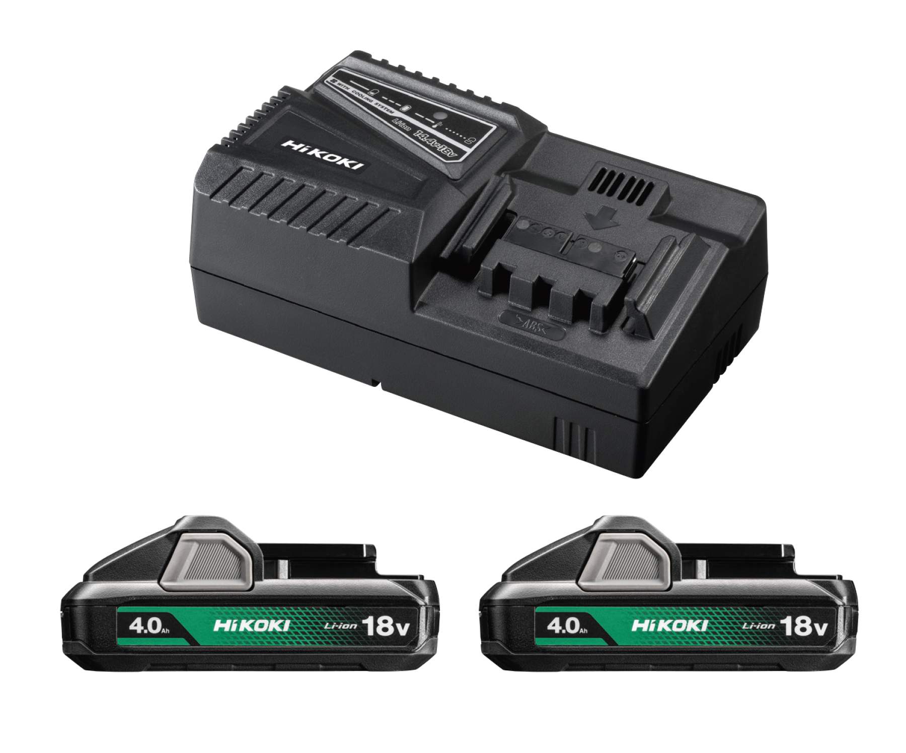 18V Starter Pack 2x4.0Ah – Hikoki