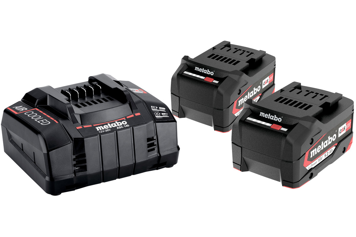 Metabo 18V Battery Set 5.2Ah