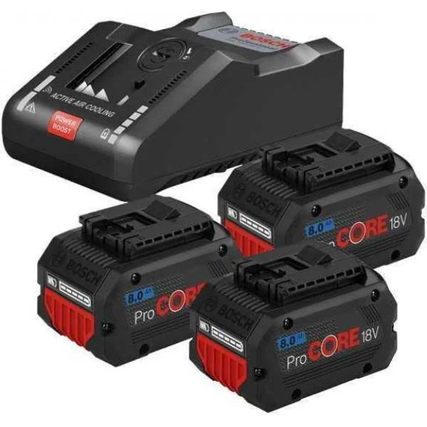 Bosch Starter Set 18V 3x8Ah