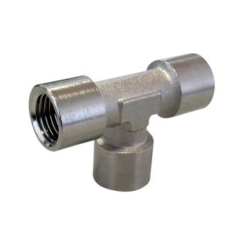 Racord forma "t" con rosca cilíndrica h-h-h mod. l89