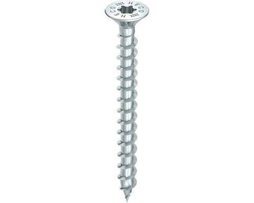 HECO-TOPIX-plus Holzschraube Senkkopf mit Frästaschen TX Vollgewinde 3,5 x 25 mm blau verzinkt 200 Stück