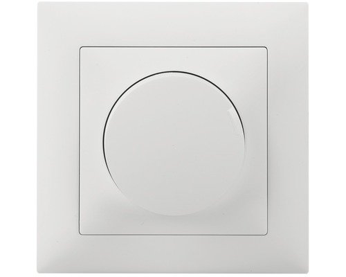 Edizio Due UP LED Universal Drehdimmer 4-400W weiss