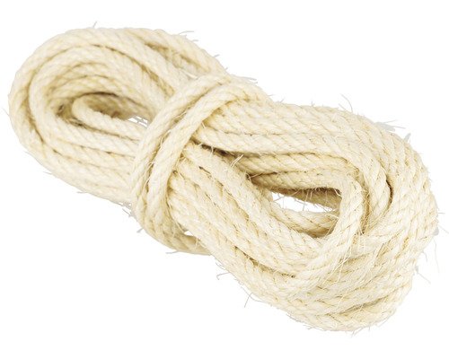 Mamutec Seil Sisal gedreht Ø 8 mm x 10 m natur