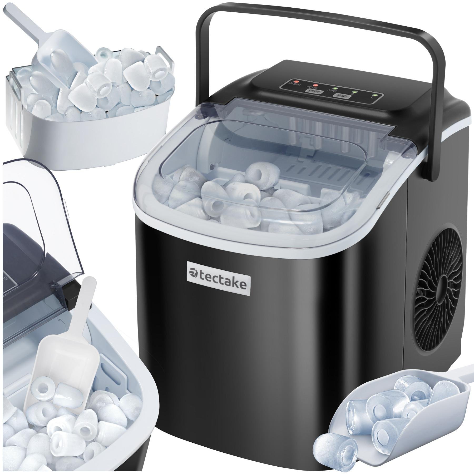 Eiswürfelmaschine Arctic 1,2 l Wassertank, 2 Eiswürfelgrößen Zubereitung in 6 bis 13 Minuten, 12 kg in 24 h