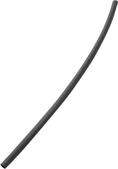 TRU COMPONENTS 1564565 Schrumpfschlauch ohne Kleber Schwarz 3 mm 1 mm Schrumpfrate:3:1 Meterware
