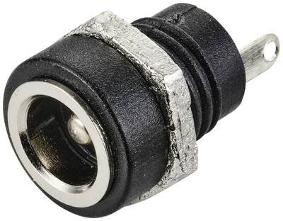 TRU COMPONENTS Schwachstromverbinder Buchse, Einbau vertikal 5.7 mm 2.1 mm 1 St.