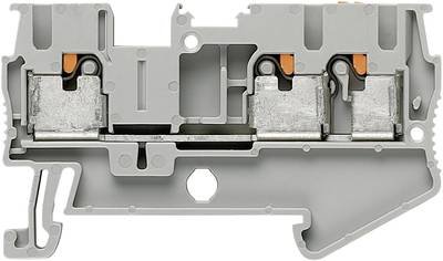 Phoenix Contact 3209549 Durchgangsklemme 5.2 mm Schnellanschluss Grau 1 St.