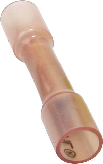 TRU COMPONENTS 1583181 Stoßverbinder mit Schrumpfschlauch 0.50 mm² 1.50 mm² Vollisoliert Rot 1 St.