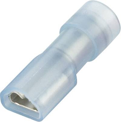 Vogt Verbindungstechnik 396508 Flachsteckhülse Steckbreite: 4.8 mm Steckdicke: 0.8 mm 180 ° Vollisoliert Blau 1 St.