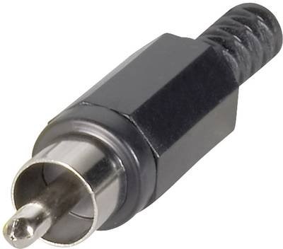 BKL Electronic 072138/T Cinch-Steckverbinder Stecker, gerade Polzahl: 2 Rot 1 St.