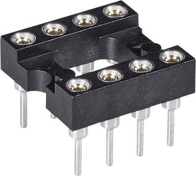 IC-Fassung Rastermaß: 7.62 mm, 2.54 mm Polzahl: 8 Präzisions-Kontakte 1 St.