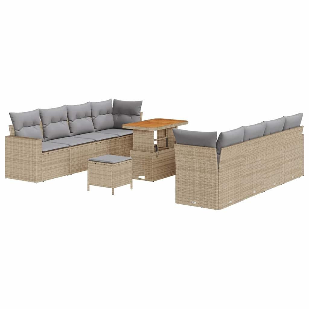 Garten-sofa poly-rattan