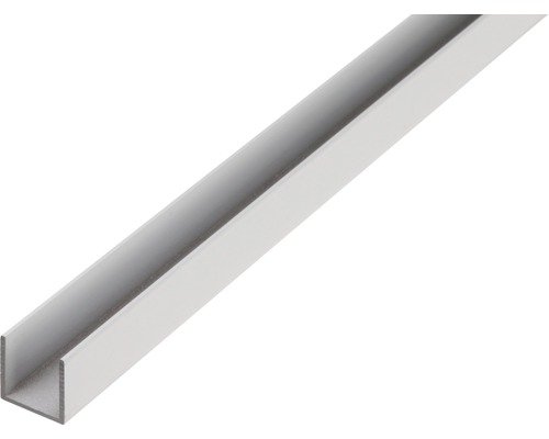 U-Profil Aluminium natur 15 x 15 x 1,5 mm 2,6 m