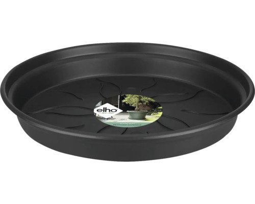 Untersetzer elho Green Basics® Ø 10 cm schwarz