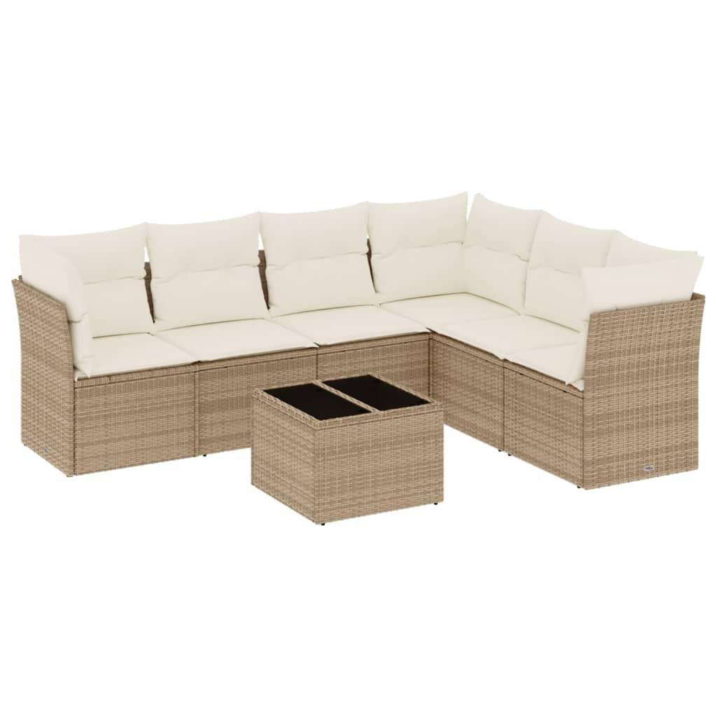 Garten sofagarnitur poly-rattan