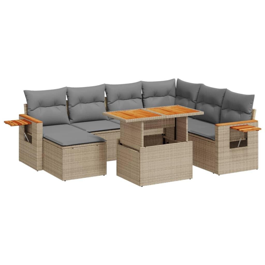 Garten sofagarnitur poly-rattan