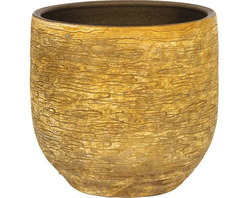 Übertopf Flores Steinzeug Ø 14 cm H 12 cm braun