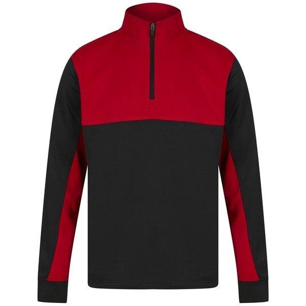 Trainingsjacke mit kurzem Reißverschluss