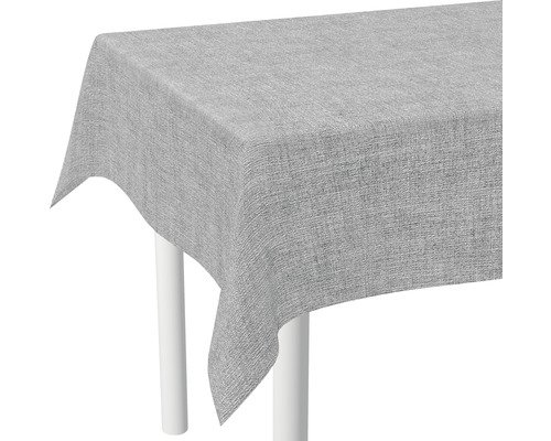 Tischdecke Tino Leinen grau 140x180 cm