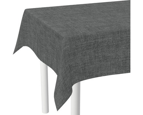 Tischdecke Tino Leinen anthrazit 140x180 cm