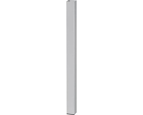 Tischbein Tarrox vierkant 710 x 50 x 50 mm silber