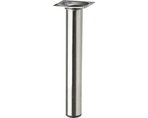 Tischbein Tarrox rund 100 x Ø 30 mm Edelstahl Dekor