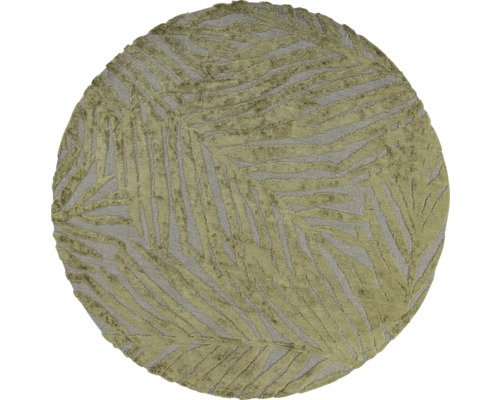 Teppich Miami Leaf rund salbei Ø 100 cm