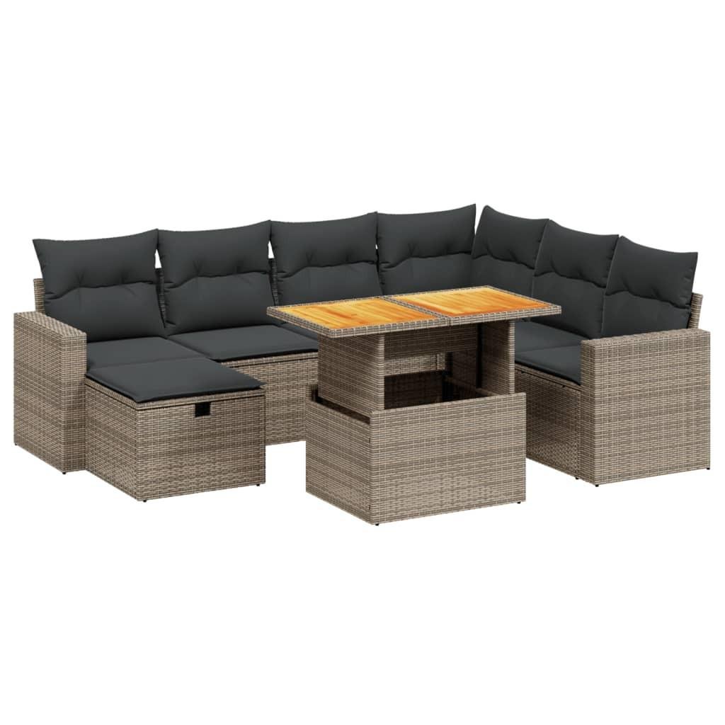 Garten sofagarnitur poly-rattan