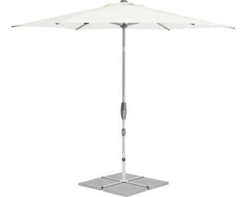 Suncomfort by Glatz Sonnenschirm Shell Turn Ø 300 cm sand white
