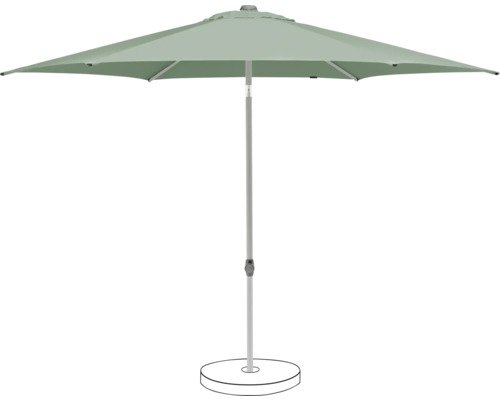 Suncomfort by Glatz Sonnenschirm Pop Up Ø 250 cm frost green
