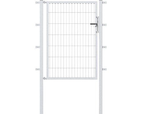 Stabgitter-Einzeltor ALBERTS Flexo 100 x 100 cm inkl. Pfosten 6 x 6 cm feuerverzinkt