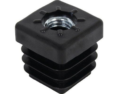 Sstopfen 20x20 mm Kunststoff mit Gewinde M8, 4 St.