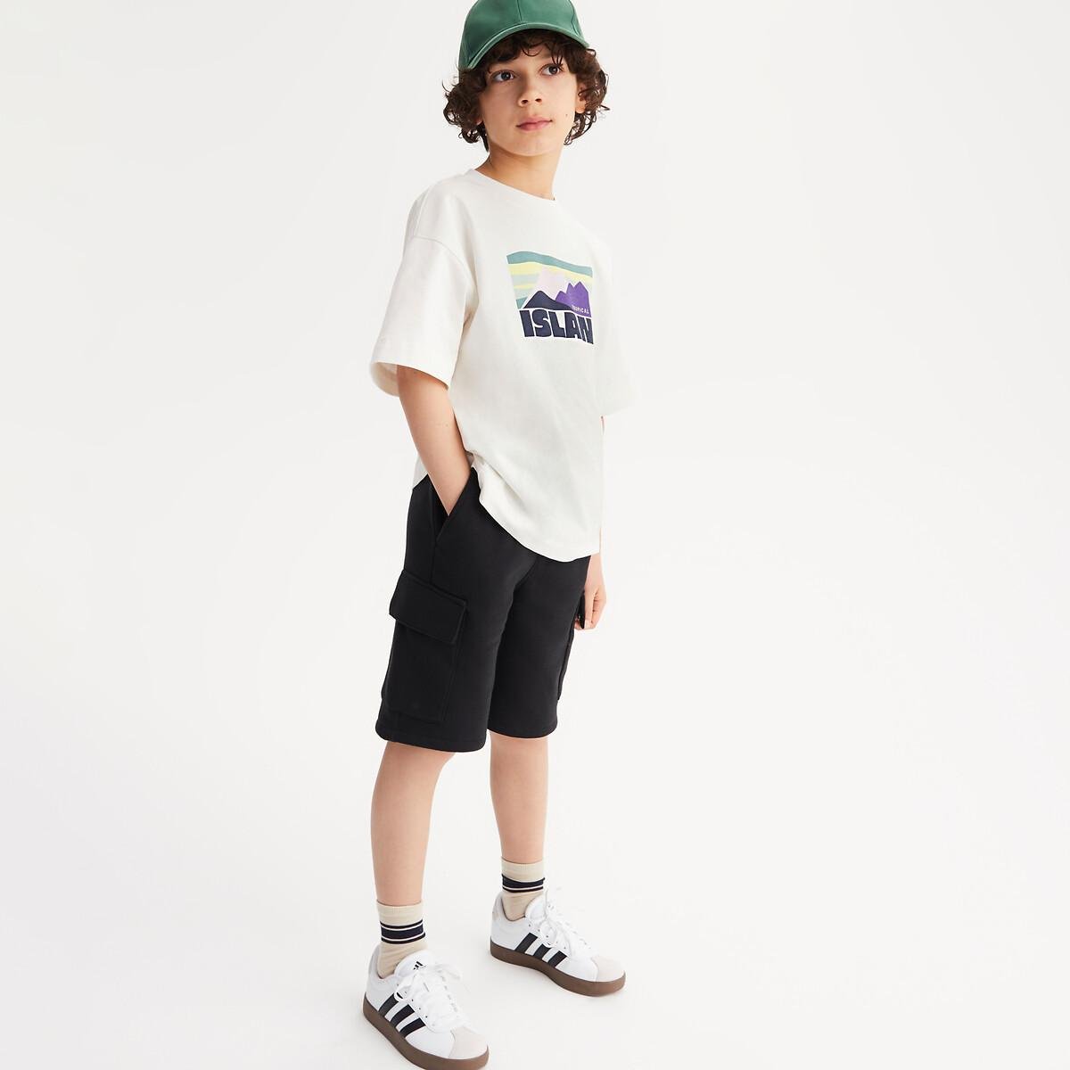 Sweatshorts mit Cargotaschen