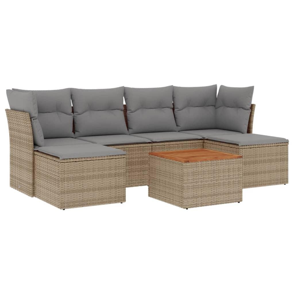 Garten sofagarnitur poly-rattan
