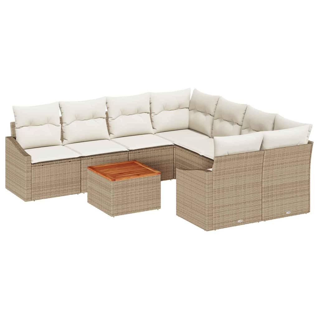 Garten-sofa poly-rattan