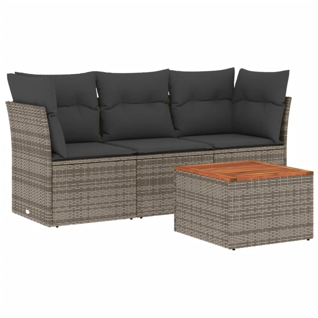 Garten sofagarnitur poly-rattan