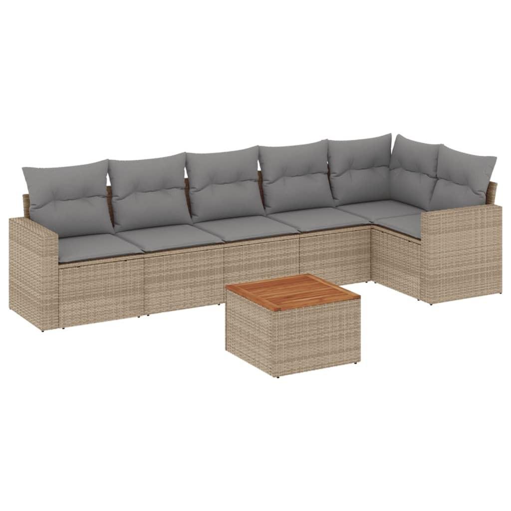 Garten sofagarnitur poly-rattan