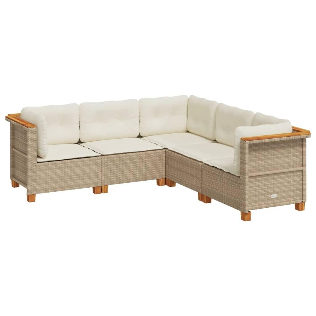 Garten sofagarnitur poly-rattan
