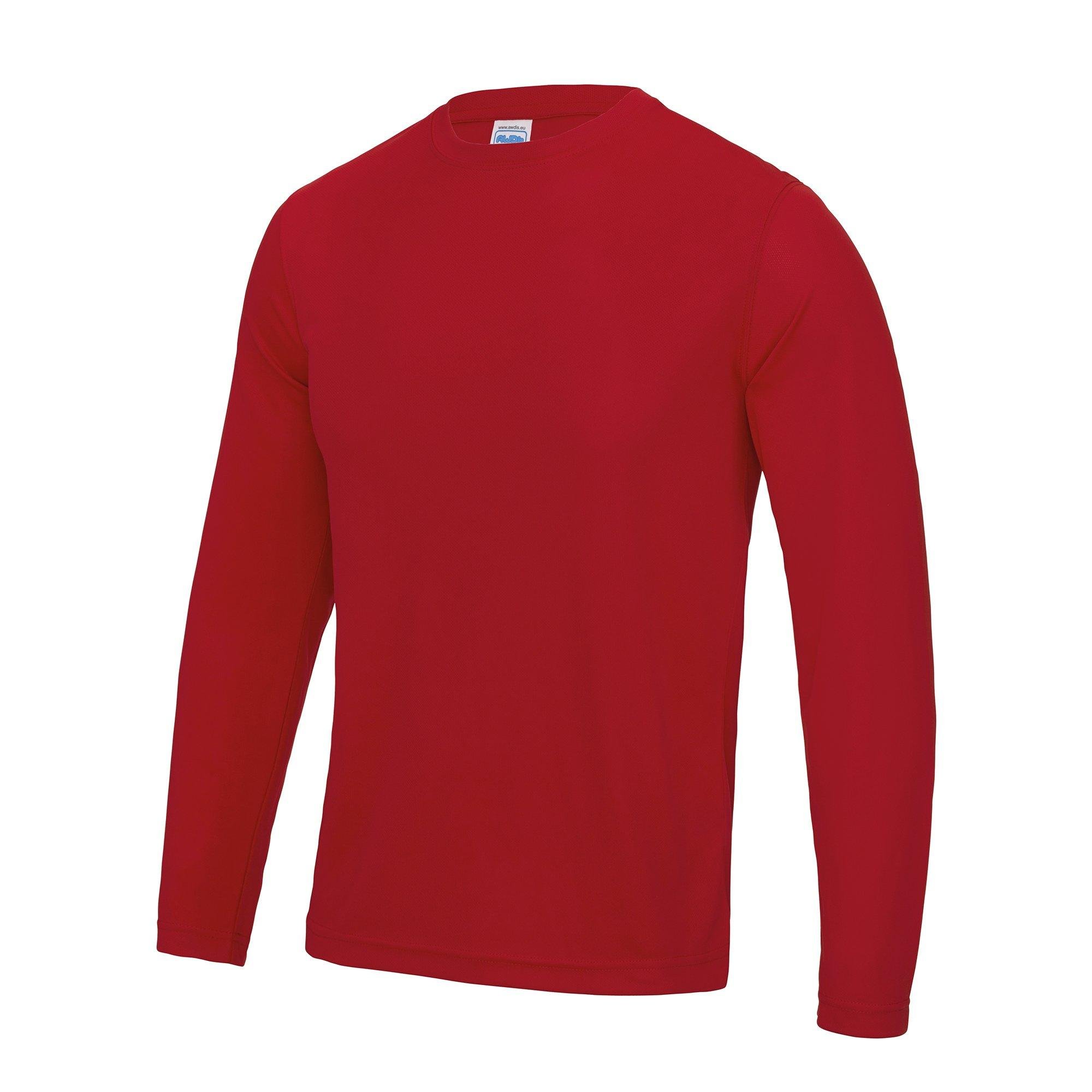 Supercool Performance Langarm Plain T-Shirt