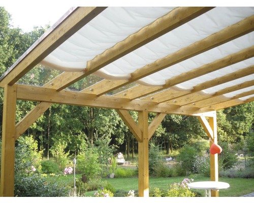 Seilspann-Sonnensegel weiss 220x96 cm