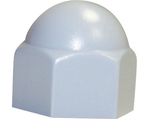 Sechskantschutzkappe eckig 10 mm weiss, 50 Stück