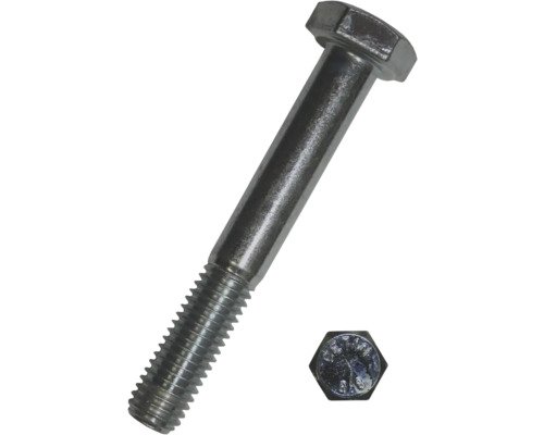 Sechskantschraube m. Schaft 10 x 120 mm, DIN 931 verzinkt 25 Stück