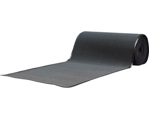 Schmutzfangläufer Velura grau 100 cm breit (Meterware)