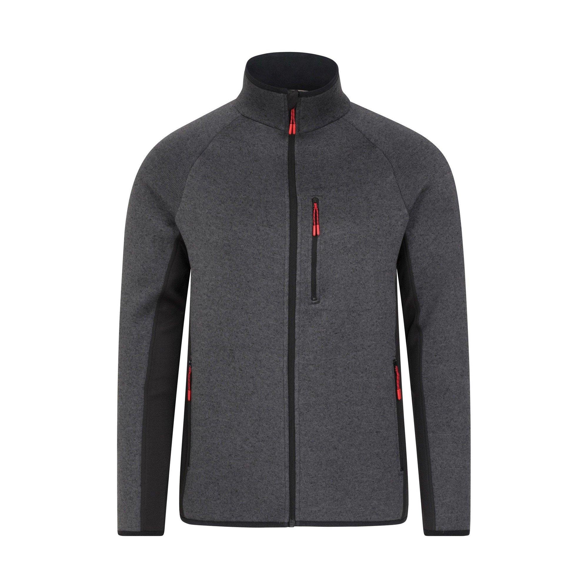 Treston Fleecejacke Durchgehender Reißverschluss