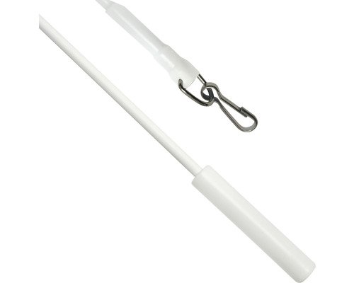 Schleuderstab Metall weiss 100 cm 2 Stk.