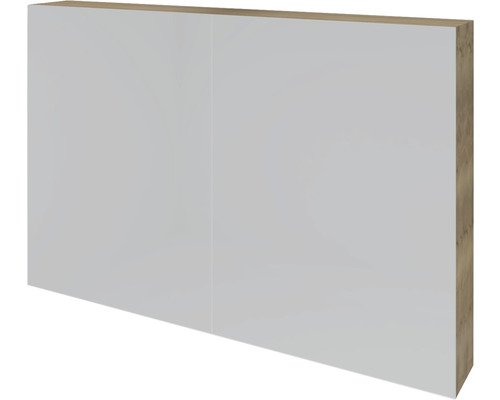 Sanox Spiegelschrank K-Line BxHxT 100 x 70 x 13 cm natural oak