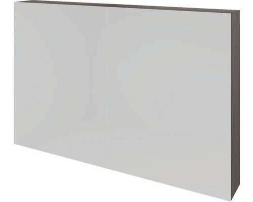 Sanox Spiegelschrank K-Line BxHxT 100 x 70 x 13 cm beton anthrazit
